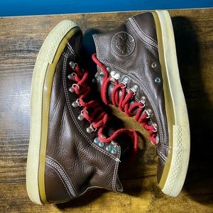 Converse Chuck Taylor All Star City Hiker Dark Brown Leather Men's 10 132380C